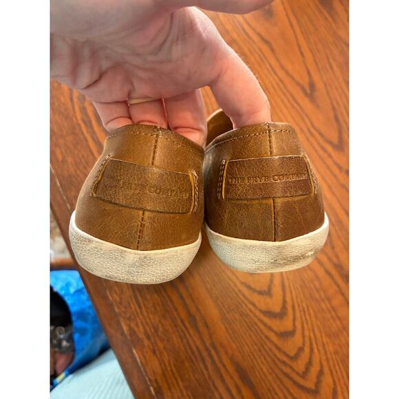 Frye Dylan Women's Brown Cognac Fashion Sneaker Slip On Shoe Size 8.5 M - Picture 4 of 6